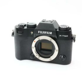 【中古】 《良品》 FUJIFILM X-T50 ボディ ブラック 【ファインダー部品交換/各部点検済】 [ デジタルカメラ ]