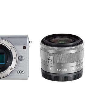 【中古】Canon キヤノン EOS M100 ダブルズームキット ホワイト
