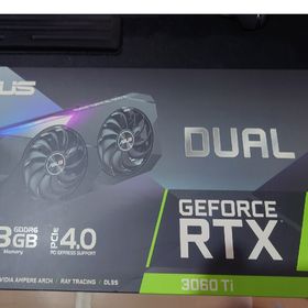 エイスース(ASUS)のASUS グラフィックボード DUAL-RTX3060TI-O8G(PCパーツ)
