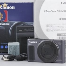 【中古】Canon キヤノン PowerShot SX620 HS ブラック コンパクトデジタルカメラ 元箱付き