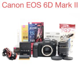 保証付/一眼レフカメラ/Canon EOS 6D Mark II標準レンズセット