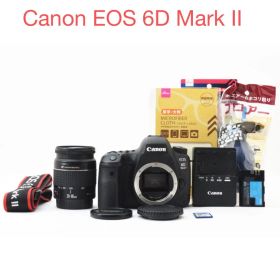 保証付/一眼レフカメラ Canon EOS 6D Mark II標準レンズセット