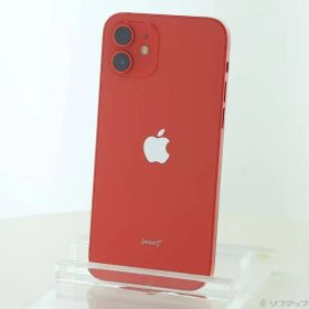 〔中古品〕 iPhone12 64GB プロダクトレッド MGHQ3J／A SIMフリー【349】
