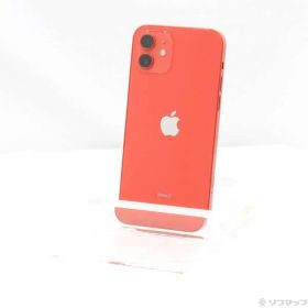 〔中古品〕 iPhone12 256GB プロダクトレッド MGJ23J／A SIMフリー【262】