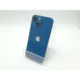 【中古】Apple au 【SIMフリー】 iPhone 13 mini 128GB ブルー MLJH3J/A【柏】保証期間1週間【ランクC】
