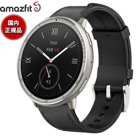 （期間限定価格）アマズフィット AMAZFIT スマートウォッチ Active 2 ブラックレザー 腕時計 SP170073-C225