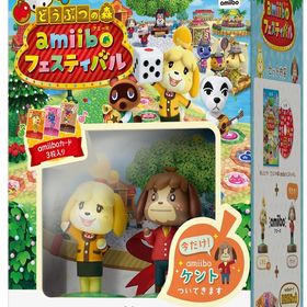 どうぶつの森 amiiboフェスティバル(amiibo しずえ＆amiiboカード 3枚)同梱 【早期特典】amiibo ケント付