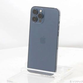 〔中古品〕 iPhone12 Pro Max 256GB パシフィックブルー MGD23J／A SIMフリー【297】