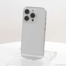 〔中古品〕 iPhone15 Pro 256GB ホワイトチタニウム MTUD3J／A SIMフリー【276】