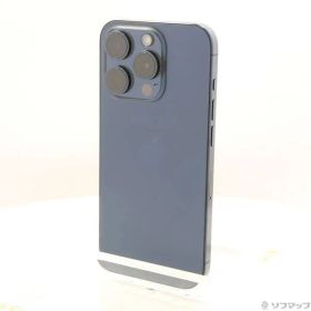 〔中古品〕 iPhone15 Pro 512GB ブルーチタニウム MTUL3J／A SIMフリー【371】