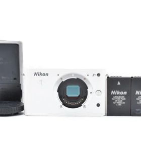 中古作動品 Nikon 1 J1 ミラーレス一眼 NIKKOR ニコン 白 Nikon 1 J ニコン J1 ダブルズームキット ホワイト ミラーレス カメラ