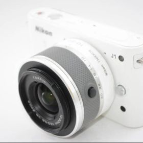 【外観上級】Nikon 1 J1 ホワイト10-30mm F3.5-5.6 VR
