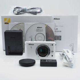 Nikon ニコン Nikon 1 J1 ホワイト ボディ 新品級 #2902