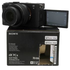 【SONY】ソニー『α7C II ズームレンズキット / ブラック』ILCE-7CM2L(B) 2023年10月発売 ミラーレス一眼カメラ 1週間保証【中古】