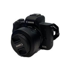 CANON◆デジタル一眼カメラ EOS Kiss M ダブルレンズキット [ブラック]//