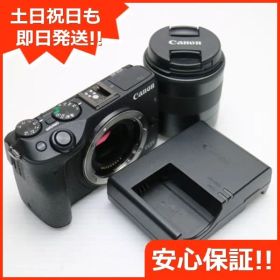 超美品 EOS M3 レンズキット ブラック 即日発送 ミラーレス一眼 Canon 本体 土日祝発送OK 09000