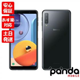 【4日20時からポイントUP! スーパーSALE】新品未開封品【Nランク】楽天版SIMフリー Galaxy A7 SM-A750C ブラック SAMSUNG 本体 新品 送料無料 4986773190109【楽天モバイル対応】