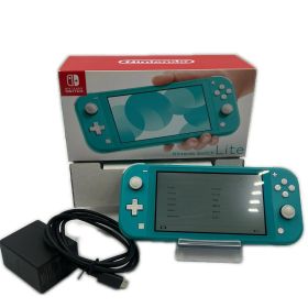 Nintendo 任天堂 ハンドヘルド専用ゲーム機 Switch Lite HDH-001 ゲームハード ターコイズ ブルー エメラルド 中古【動⚪︎】