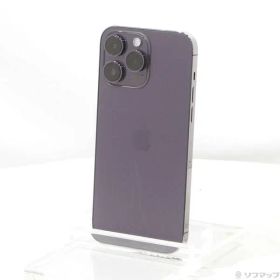 〔中古品〕 iPhone14 Pro Max 512GB ディープパープル MQ9J3J／A SIMフリー【276】