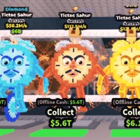 3体セット Tictac Sahur 56.2M 112.5M 121.8M ブレインロットを盗む | ロブロックス(ROBLOX)のアカウントデータ、RMTの販売・買取一覧