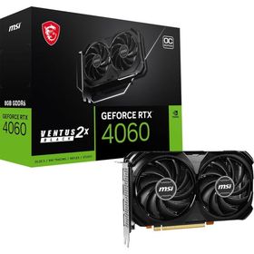MSI GeForce RTX 4060 VENTUS 2X BLACK 8G OC グラフィックスボード VD8560