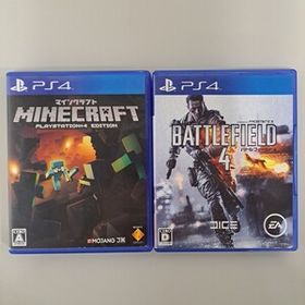 ★即決★送料無料★【PS4】 マインクラフト（Minecraft）・バトルフィールド4 セット まとめ売り