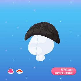 Lean 一点250円ケーブルニット帽_bk | ポケコロのアイテム、RMTの販売・買取一覧