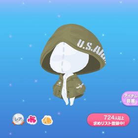 一点300円ストリートモッズコート | ポケコロのアイテム、RMTの販売・買取一覧