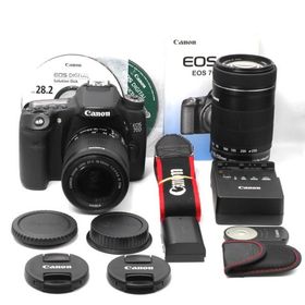 Canon デジタル一眼レフカメラ EOS 70D ダブルズームキット EF-S18-55 IS STM/EF-S55-250 IS STM付属 ブラック EOS70D-WKIT