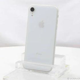 〔中古品〕 iPhoneXR 64GB ホワイト MT032J／A SIMフリー【262】