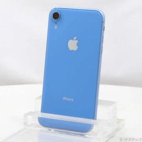 〔中古品〕 iPhoneXR 64GB ブルー MT0E2J／A SIMフリー【262】