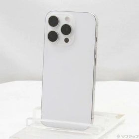 【中古】Apple(アップル) iPhone16 Pro 128GB ホワイトチタニウム MYMW3J／A SIMフリー 【344-ud】