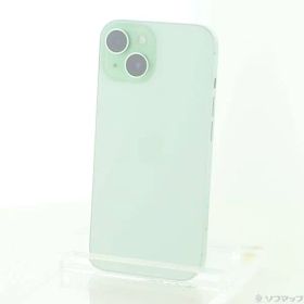 〔中古品〕 iPhone15 256GB グリーン MTMT3J／A SIMフリー【368】
