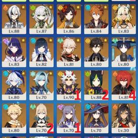 【PU確定50/90】ラウマ フリンズ スカーク+餅 ヌヴィレット+餅 アルレッキーノ+餅 胡桃1凸 | 原神のアカウントデータ、RMTの販売・買取一覧