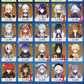 【誕生日未設定】フリンズ マーヴィカ シトラリ シロネン ヌヴィレット+餅 フリーナ1凸 万葉 夜蘭 | 原神のアカウントデータ、RMTの販売・買取一覧