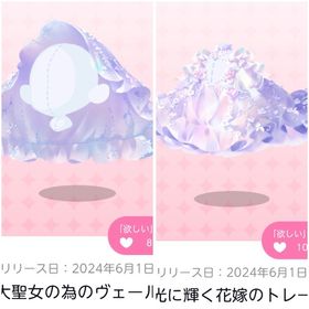 極光に輝く花嫁のトレーン＆大聖女の為のヴェール | ポケコロツイン(ポケツイ)のアカウントデータ、RMTの販売・買取一覧