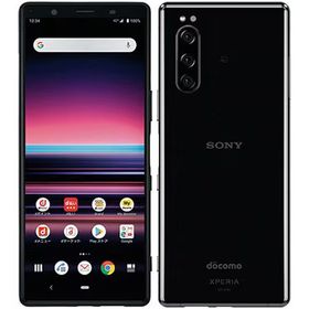 【中古】 Xperia 5 SO-01M[64GB] docomo ブラック【安… docomo 状態A 64GB
