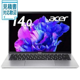 [法人限定] ACER エイサー ノートパソコン Swift Go 14 [14.0型 Windows11 Home] ピュアシルバー SFG14-72-H7…