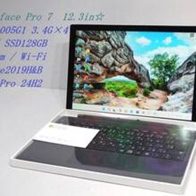 ◇高速動作＆W11快適設定 美品 Surface Pro7 / 12.3型 / Ci3-1005G1 / 4GB / 128GB / Wi-Fi+BT / Webカメラ / 通電1019時間◇L