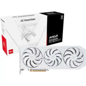 Hellhound Spectral White AMD Radeon RX 9070 XT 16GB GDDR6