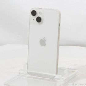 〔中古品〕 iPhone14 128GB スターライト MPUQ3J／A SIMフリー【196】