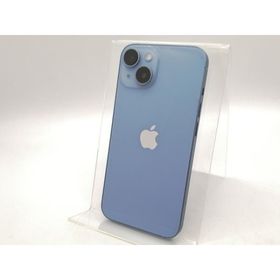 【中古】Apple au 【SIMフリー】 iPhone 14 512GB ブルー MPXM3J/A【大須2】保証期間１ヶ月【ランクB】
