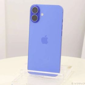 〔中古品〕 iPhone16 Plus 128GB ウルトラマリン MXVE3J／A SIMフリー【262】
