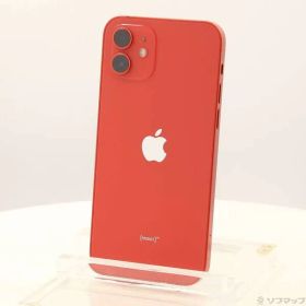 〔中古品〕 iPhone12 64GB プロダクトレッド MGHQ3J／A SIMフリー【269】