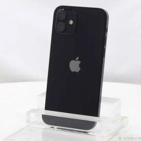 〔中古品〕 iPhone12 128GB ブラック MGHU3J／A SIMフリー【198】