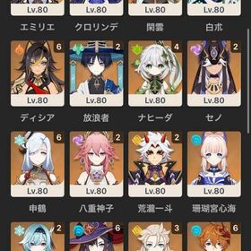 原神アカウント重課金アカウント 完凸2凸多数 | 原神のアカウントデータ、RMTの販売・買取一覧