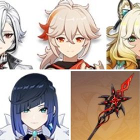 七七+シロネン+刻晴+アルレッキーノ3凸+夢見月瑞希+ジン+和璞鳶+ディシア+狼の末路+楓原万葉+夜 | 原神のアカウントデータ、RMTの販売・買取一覧