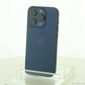 〔中古品〕 iPhone15 Pro 256GB ブルーチタニウム MTUG3J／A SIMフリー【305】