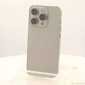 〔中古品〕 iPhone15 Pro 512GB ナチュラルチタニウム MTUK3J／A SIMフリー【348】