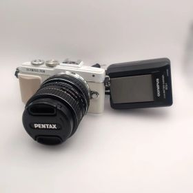 訳あり OLYMPUS PEN Lite E-PL7 ホワイト オールドレンズ付